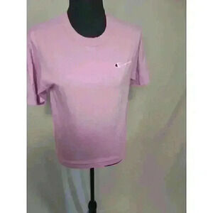 Champion Women's Size X Small  Short Sleeve Crew Neck Pink Tee